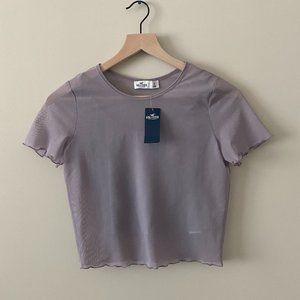 Hollister Mesh Cropped Top